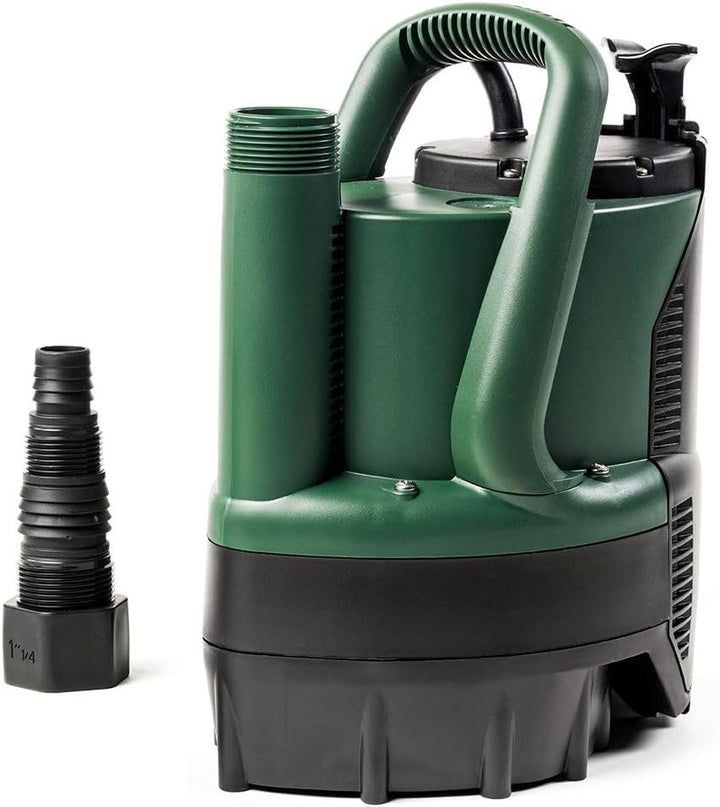 DAB Verty Nova 200 M-A + Schlauch 7 m - Flachsauger-Tauchpumpe - 7.600 L/Std. - 300W - Förderhöhe 7