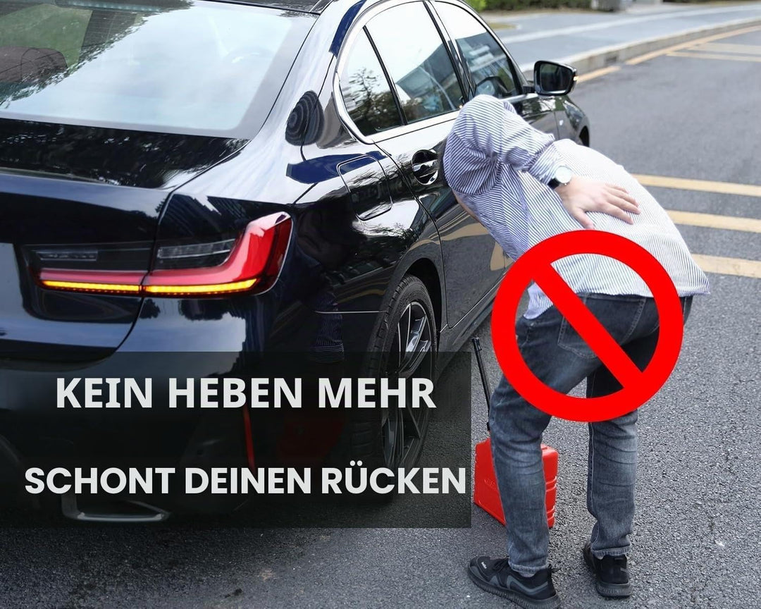 Lquild Transferpumpe, batteriebetriebene tragbare Pumpe für Benzin Diesel Kraftstoff Fluid Öl Kerosi