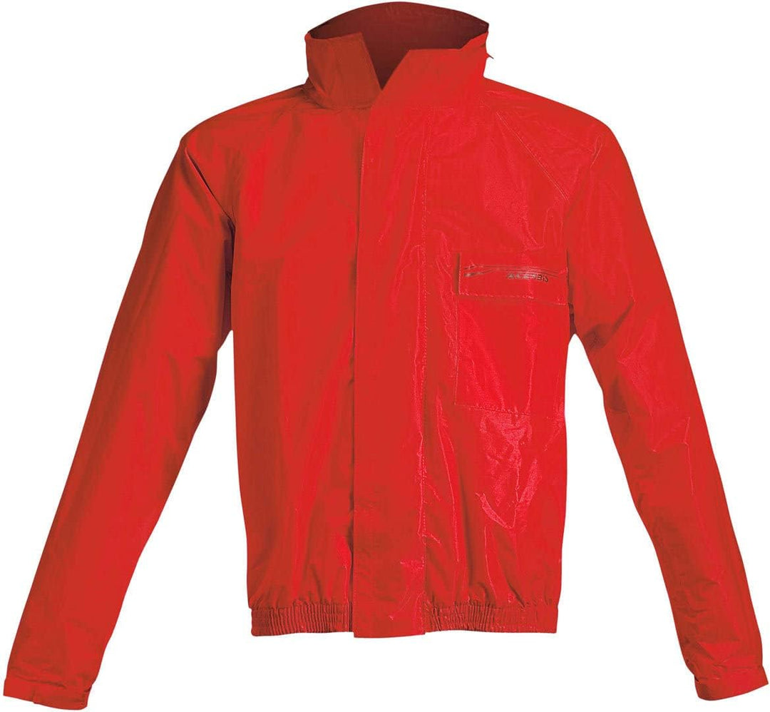 ACERBIS Unisex Logo Regenanzug 2 Stück Jacke, Rot/Schwarz, 3XL