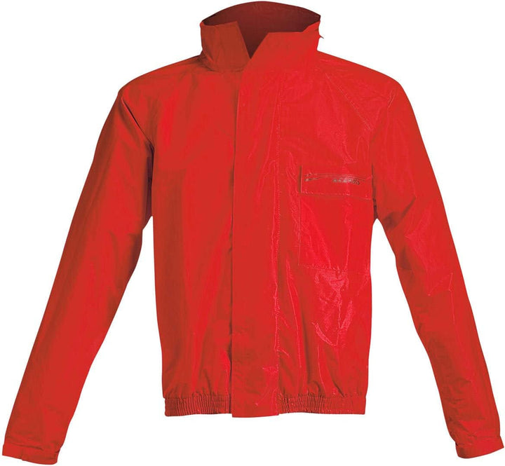 ACERBIS Unisex Logo Regenanzug 2 Stück Jacke, Rot/Schwarz, 3XL