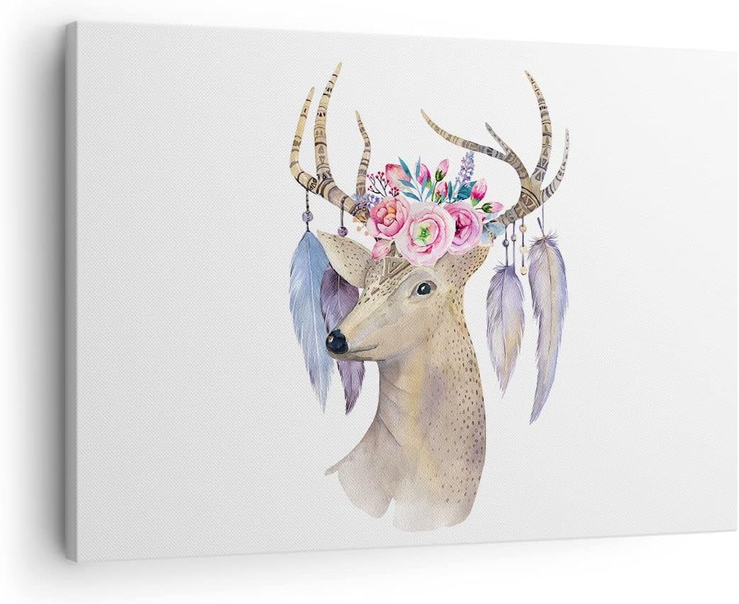 Bilder auf Leinwand Lieber Kopf hipster illustration Leinwandbild 70x50cm Wandbilder Dekoration Wohn