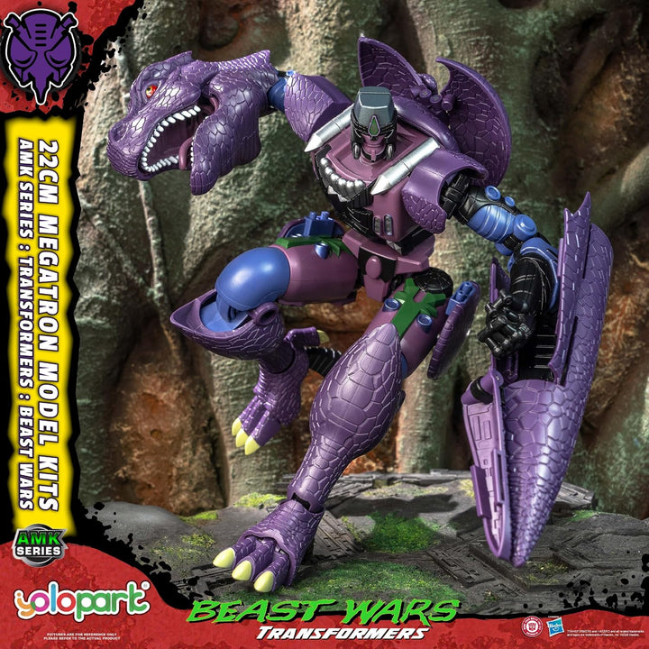YOLOPARK Transformers Beast Wars Megatron, hochbewegliche Action-Figur