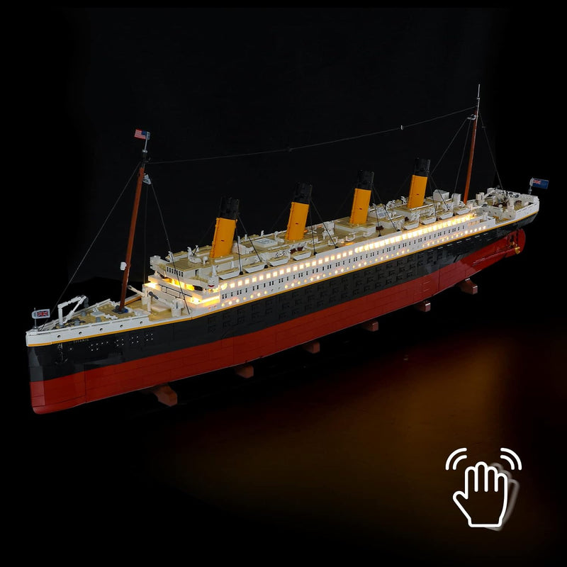 GEAMENT LED Licht-Set Kompatibel mit Lego Titanic - Beleuchtungsset für Creator 10294 Baumodell (Leg