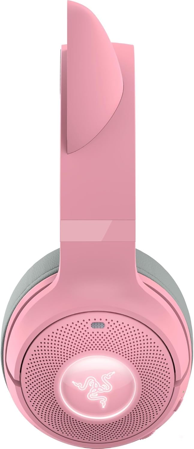 Razer Kraken Kitty V2 BT - Wireless Bluetooth RGB Headset with Kitty Ears (Kitty Ears and Earcups, B