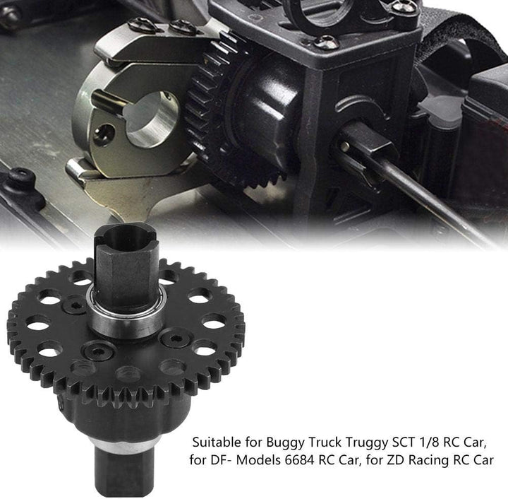 RC Differentialgetriebe, hochwertiges Kunststoff-Metall-Differentialgetriebe für Fahrzeug Zubehör, 4
