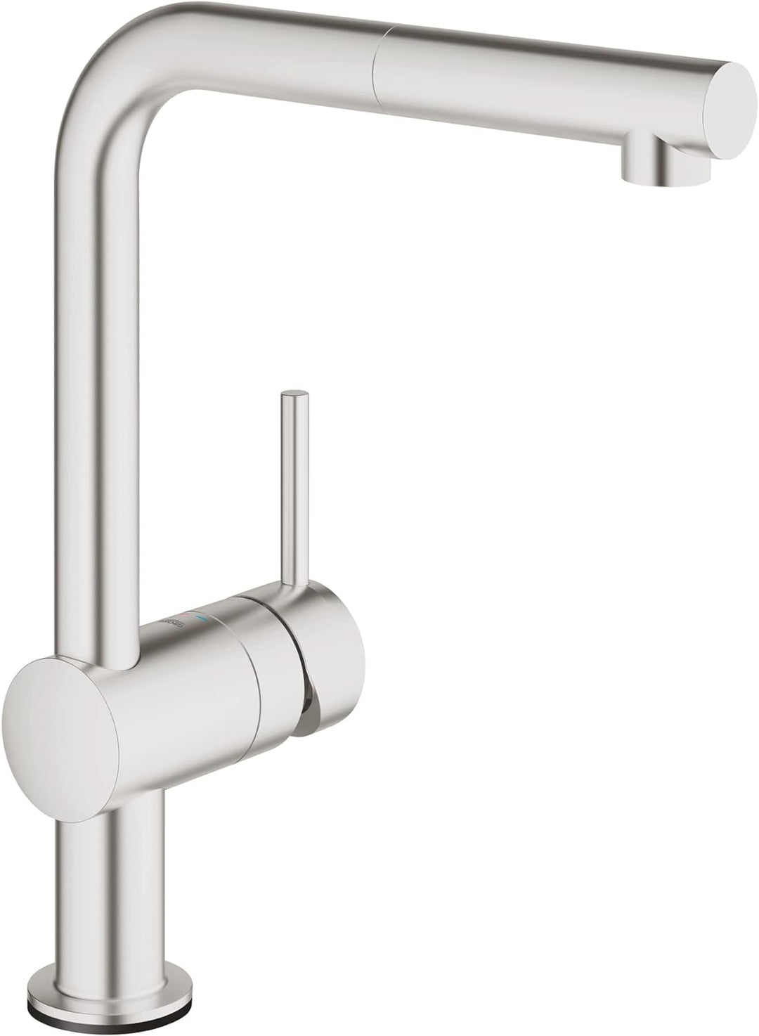 GROHE Minta Touch - elektronische Einhand-Spültischarmatur (L-Auslauf, Batterie- Stromversorgung, Sc
