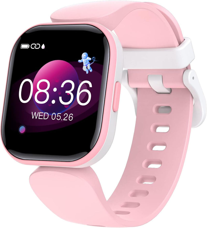 Dwfit Smartwatch Kinder,Fitness Tracker mit Pulsmesser Stoppuhr Fitness Uhr Kinder Uhr Kinder Gesche