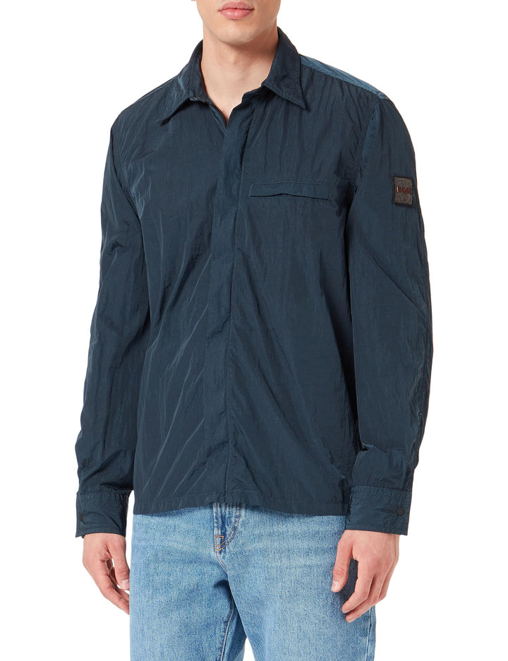 BOSS Herren Laio L Open Green388, L Open Green388