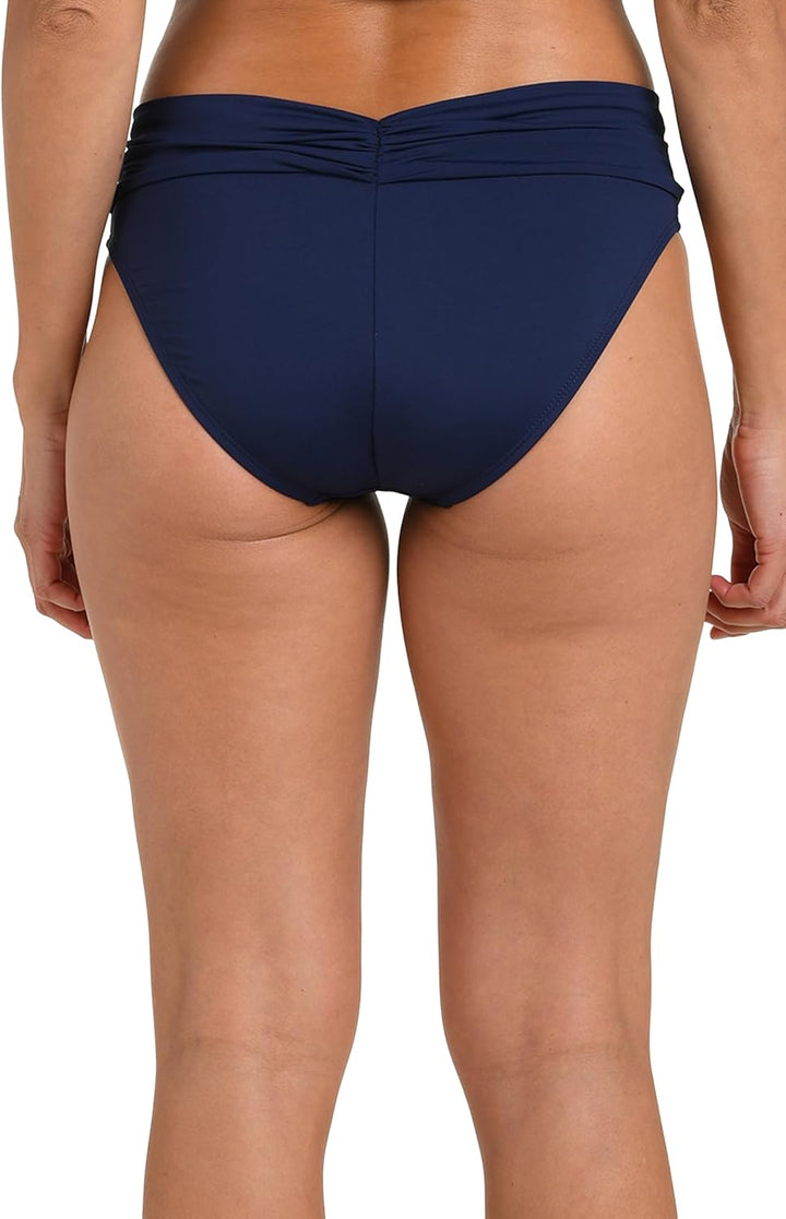 La Blanca Damen Island Goddess Banded Hipster Swimsuit Bottom Badehose Indigo 2, 2 Indigo