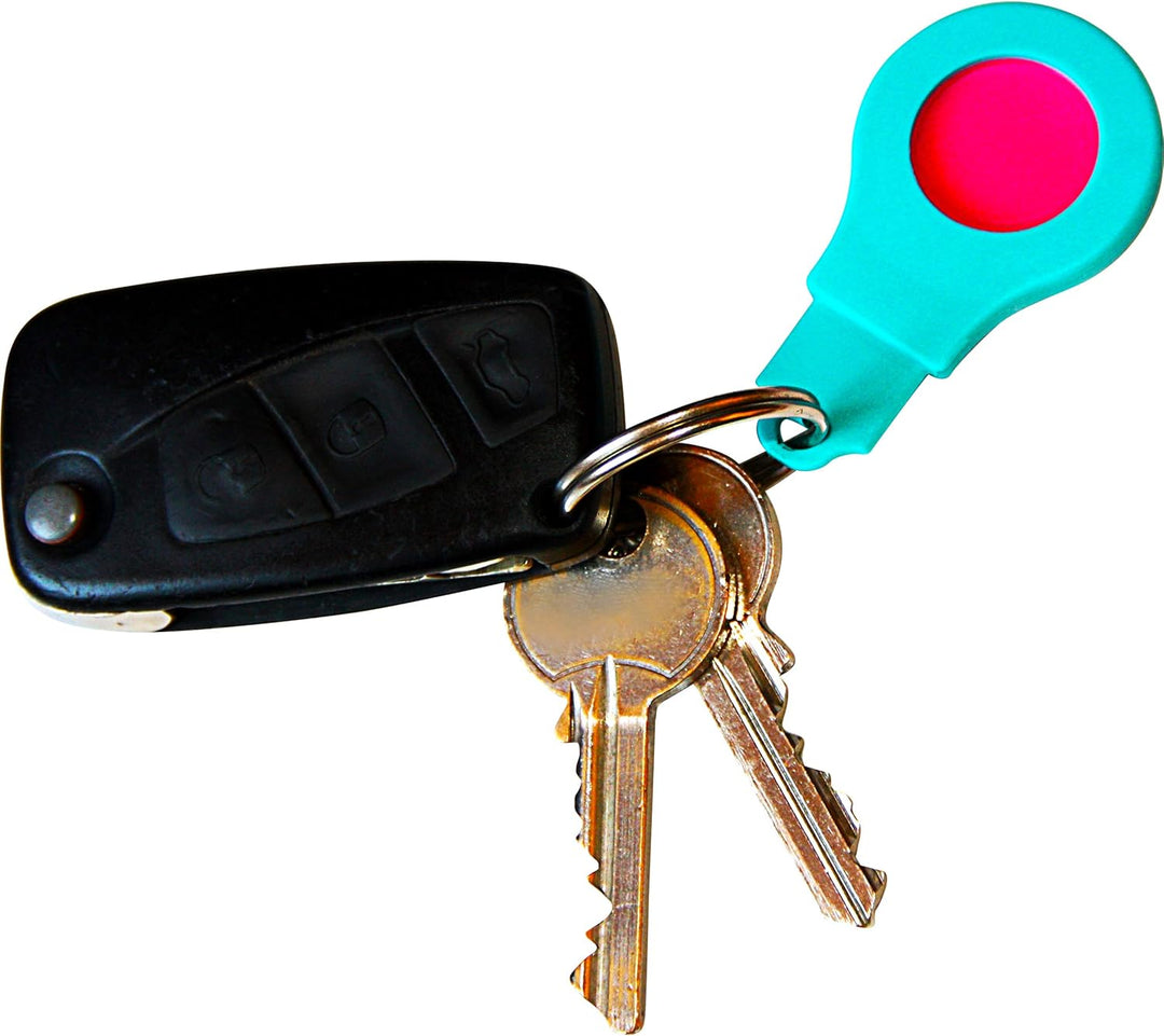 2000 Einkaufswagenchips Pfandmarken EKW2 Wertmarken Farbe Orange, Randmarken + 3 Chiphalter für Schl