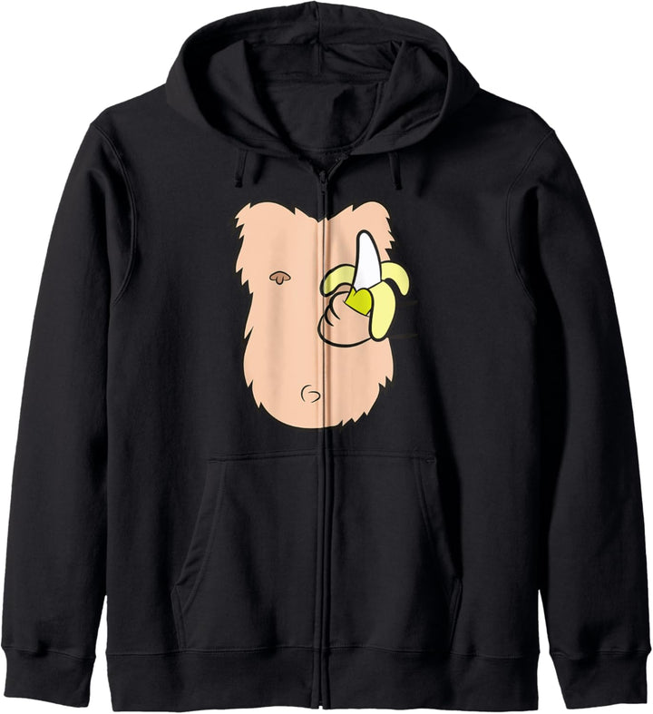 Halloween Affem Kostüm Gorilla Kostüm Affe Kapuzenjacke