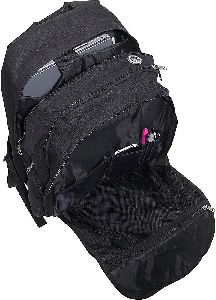 Everest Gepäck Laptop Rucksack, schwarz (schwarz) - 7045LT-BK Einheitsgrösse Schwarz, Einheitsgrösse