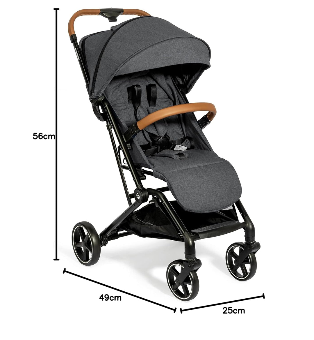 Bergsteiger Manhattan Buggy bis 15 kg, Reisebuggy mit Liegefunktion, Leichter und kompakter Sportwag