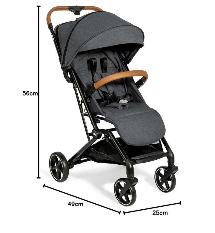 Bergsteiger Manhattan Buggy bis 15 kg, Reisebuggy mit Liegefunktion, Leichter und kompakter Sportwag