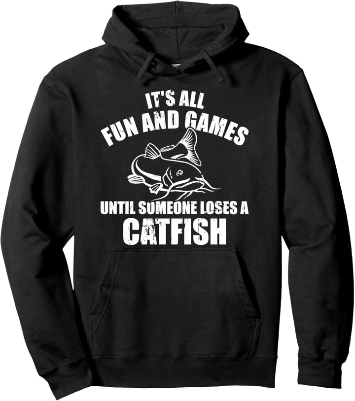 Wels Angeln Catfish Pullover Hoodie