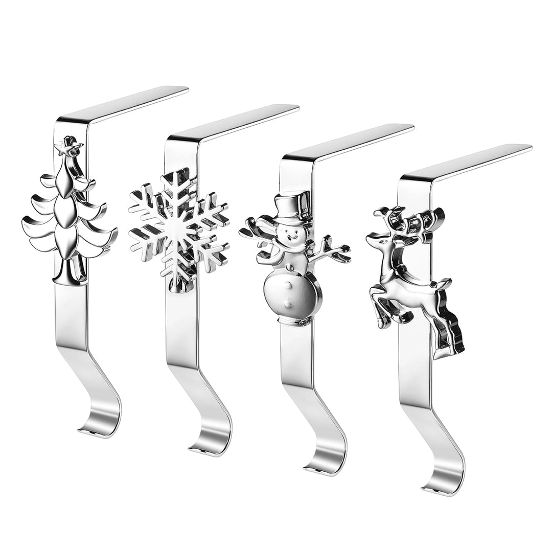 Molinter - 4 Stück Weihnachtsstrumpfhalter