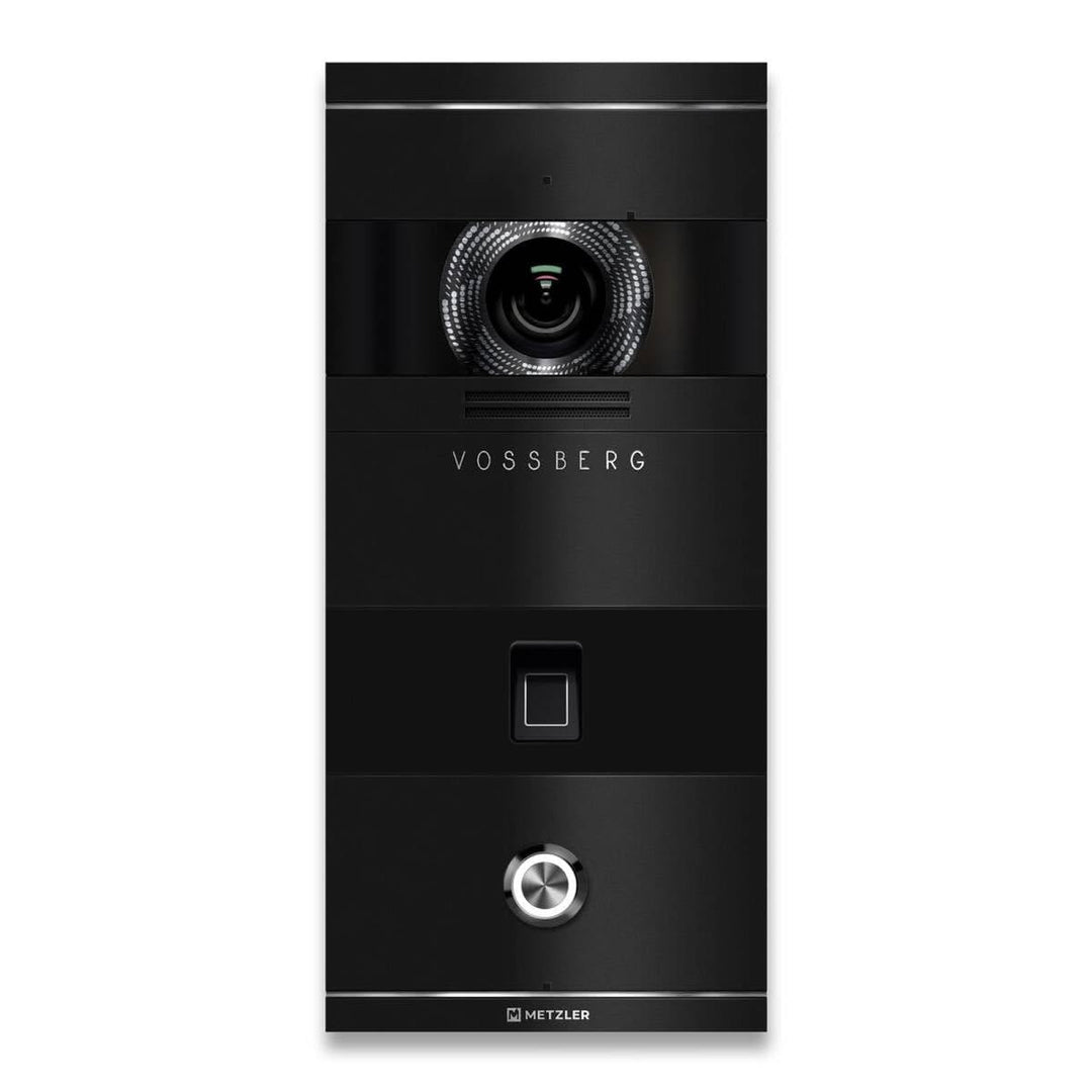Metzler VDM10 2.0 Video Sprechanlage mit Kamera, Fingerprint, Smartphone App, SIP, LAN PoE, integrie