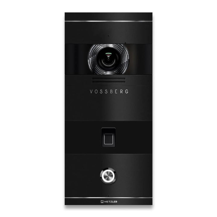 Metzler VDM10 2.0 Video Sprechanlage mit Kamera, Fingerprint, Smartphone App, SIP, LAN PoE, integrie