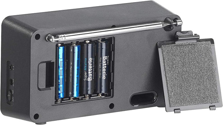 VR-Radio Digital Radio: Mobiles Digitalradio mit DAB+ und UKW, LCD-Farbdisplay, Wecker, 8 Watt (Mobi