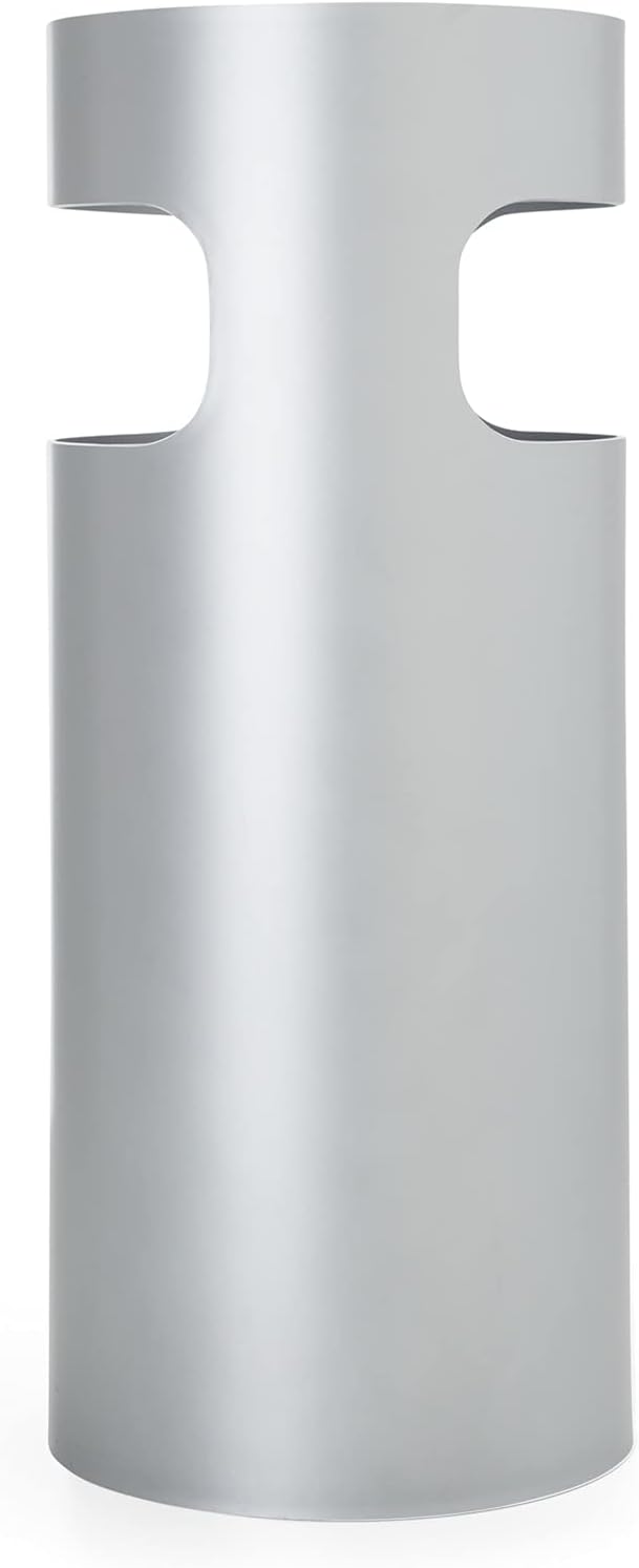 Kartell Schirmständer, Plastik, silber, 25 x 60 cm, Silber