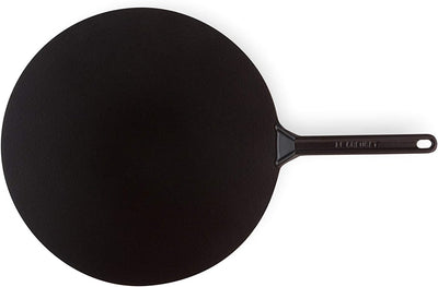 Le Creuset Gusseisen-Crêpespfanne, Inkl. Holzschieber, Ø 32 cm, Rund, Für alle Herdarten inkl. Induk