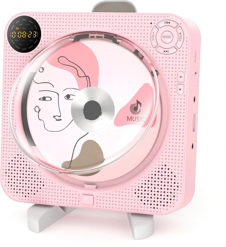 Bluetooth CD Player, Arafuna Tragbare CD Player mit Radio Lautsprecher and Fernbedienung, unterstütz