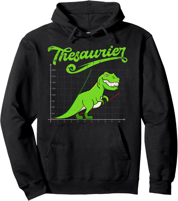 Lustiges Aktien ETF Aktionär Investor - Thesaurier Pullover Hoodie