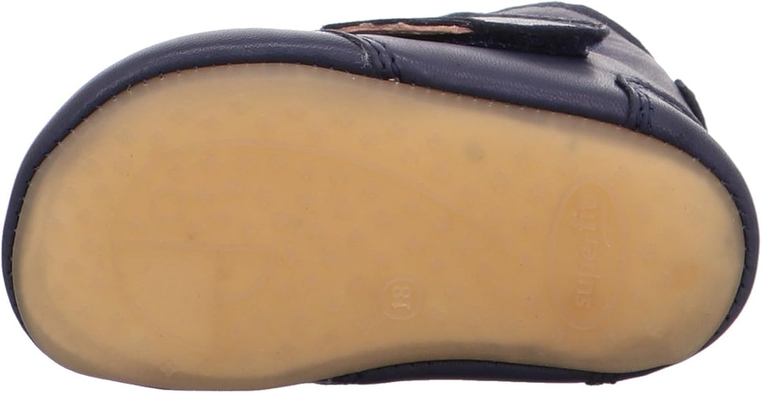 Superfit Baby-Jungen Papageno Warm Gefütterte Lauflernschuhe 18 EU Blau 8010, 18 EU Blau 8010