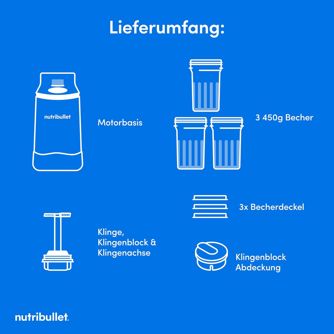 nutribullet Chill – Eismaschine für leckeres Eis, Gelato, Sorbet, Smoothie Bowl und Frozen Yogurt, 5