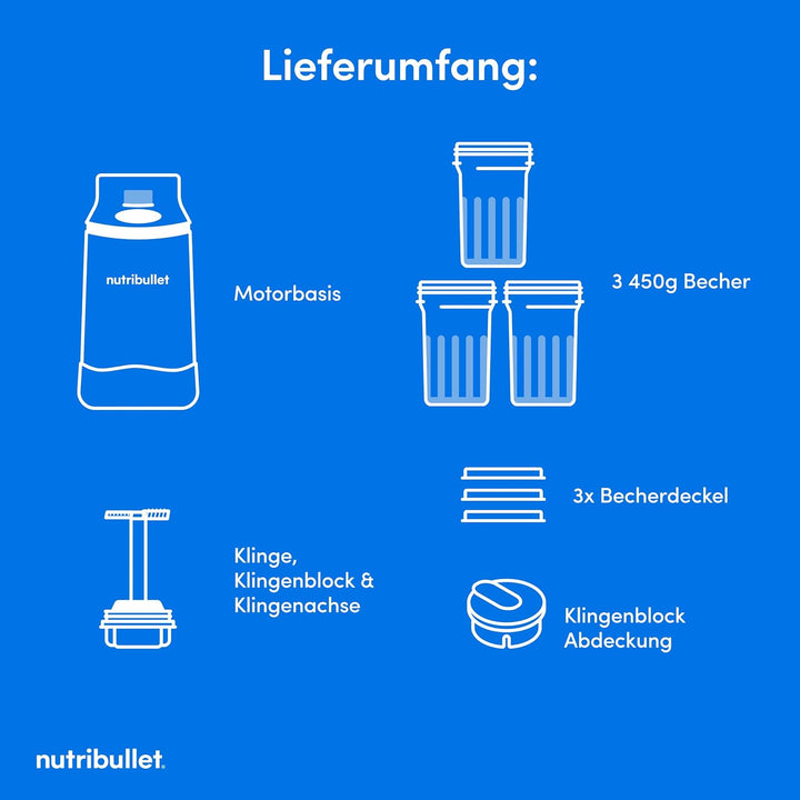 nutribullet Chill – Eismaschine für leckeres Eis, Gelato, Sorbet, Smoothie Bowl und Frozen Yogurt, 5
