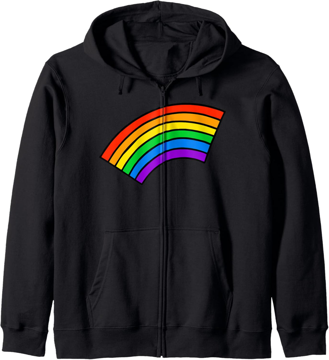 LGBT Gay Lesbian CSD / Pride Regenbogen Rainbow Kapuzenjacke