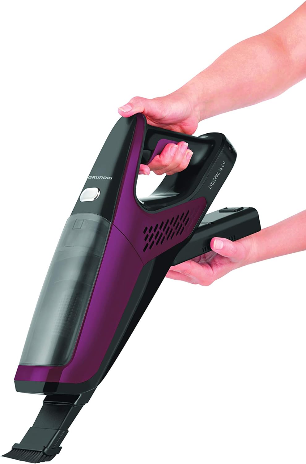 Grundig VCH 9930 Handstaubsauger 2 in 1, Li-Akku, 14,4 V, Violett