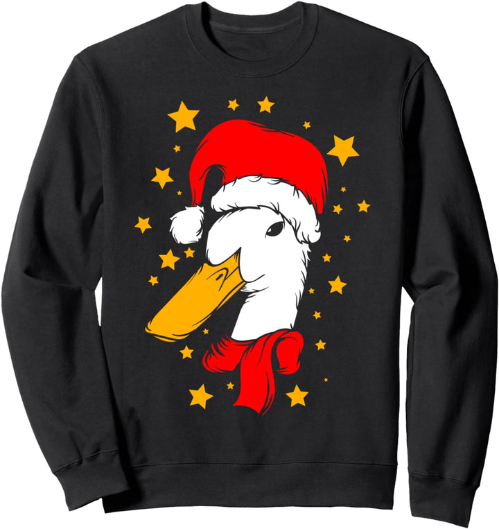 Gans Gänse Landwirt Pullover Weihnachtspullover Weihnachten Sweatshirt
