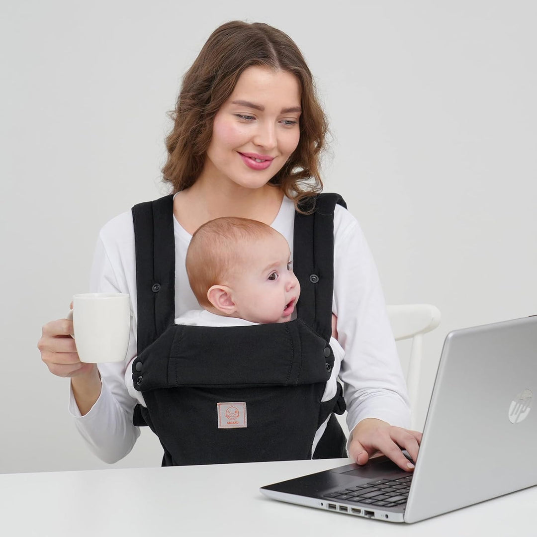 GAGAKU Babytrage für Babys Kleinkinder, Einfach zu Tragen Gesicht in Gesicht nach Vorne und Hinten T