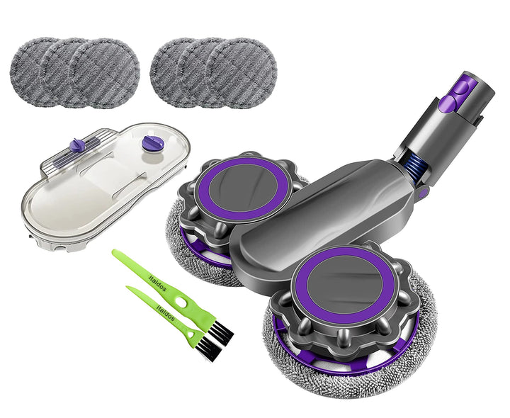 Italdos Wischaufsatz kompatibel für Dyson V8 V10 V11 V15 Bodenwischer Bürste Elektrischer mit 3 Wasc