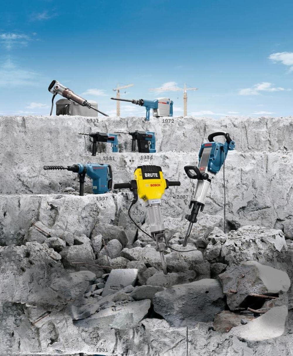 BOSCH HS1828 1 Stück 12,7 cm x 12,7 cm Manipulationsplatte funktioniert mit SDS-Max, Spline/Round He