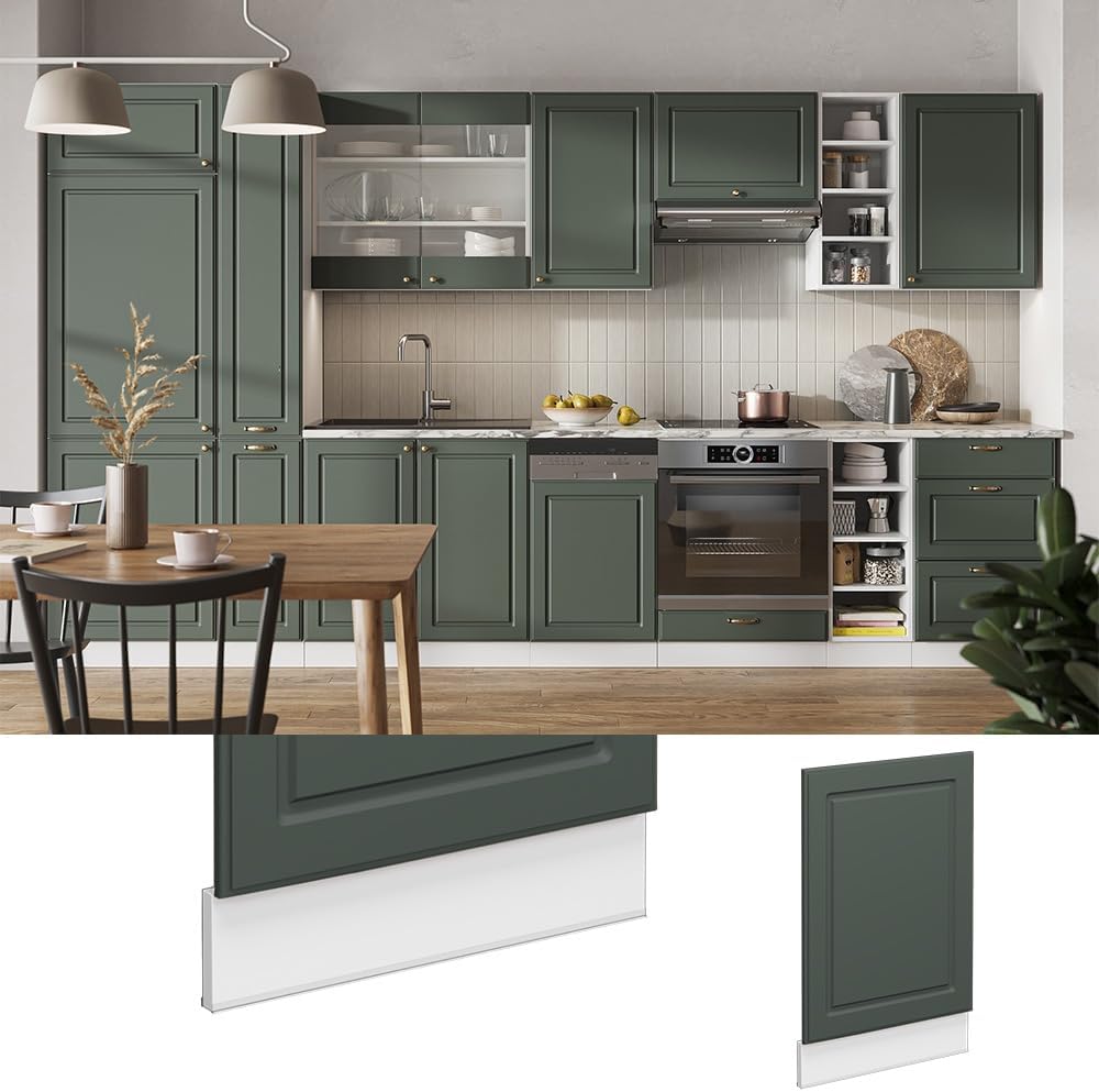 Vicco Frontblende Fame-Line, Grün-Gold Landhaus/Weiss, 45 cm ohne Arbeitsplatte Grün-gold Landhaus G