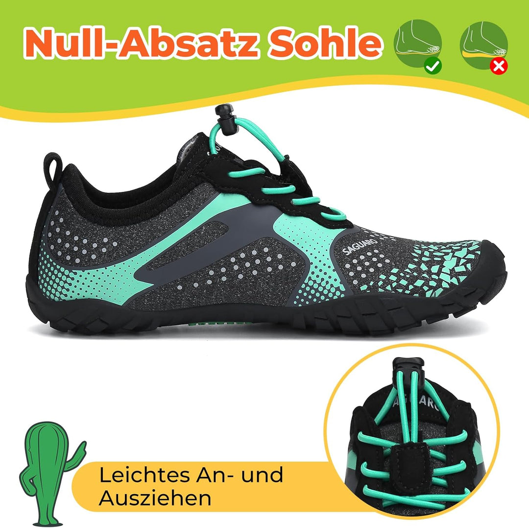 SAGUARO Barfussschuhe Kinder Barfussschuhe Schnell Trocknend Badeschuhe für Jungen Mädchen Gr.24-36