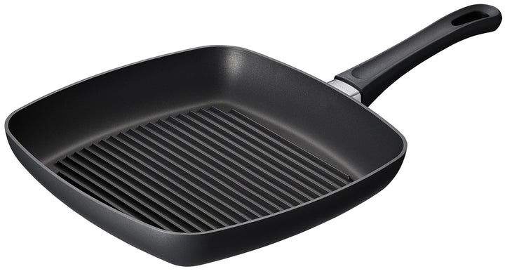 SCANPAN Classic Induction Grillpfanne 27x27 cm | Quadratische Pfanne | Stratanium+ Antihaftbeschicht