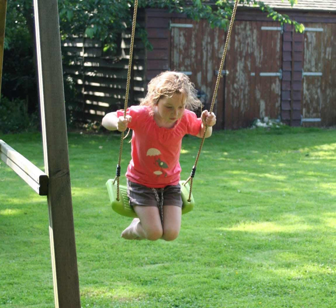 Garden Games SchaukelSpielplatz Schaukelsitz Anti Rutsch Kunststoff Schaukelsitz (Apfelgrün), Apfelg