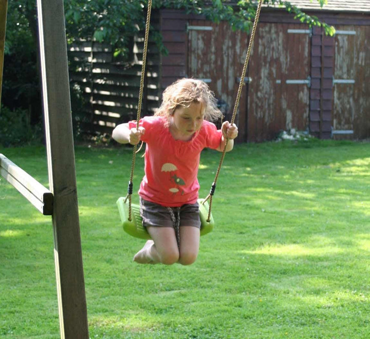 Garden Games SchaukelSpielplatz Schaukelsitz Anti Rutsch Kunststoff Schaukelsitz (Apfelgrün), Apfelg