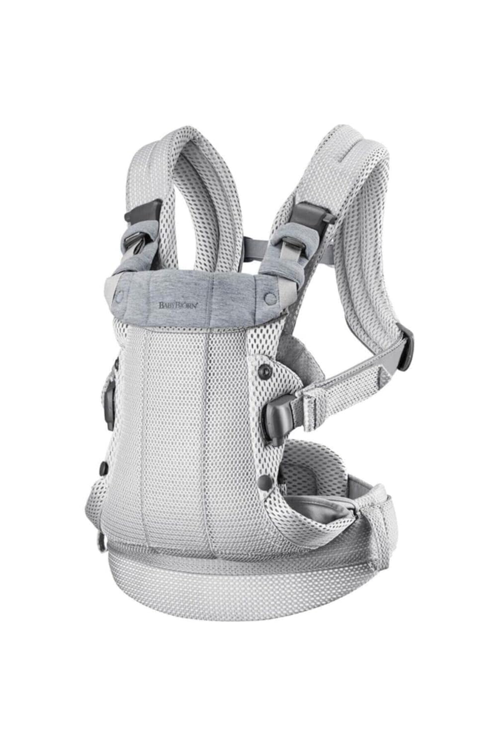 BABYBJÖRN Babytrage Harmony, 3D-Netzstoff, Silber 3D-Netzstoff Silber, 3D-Netzstoff Silber