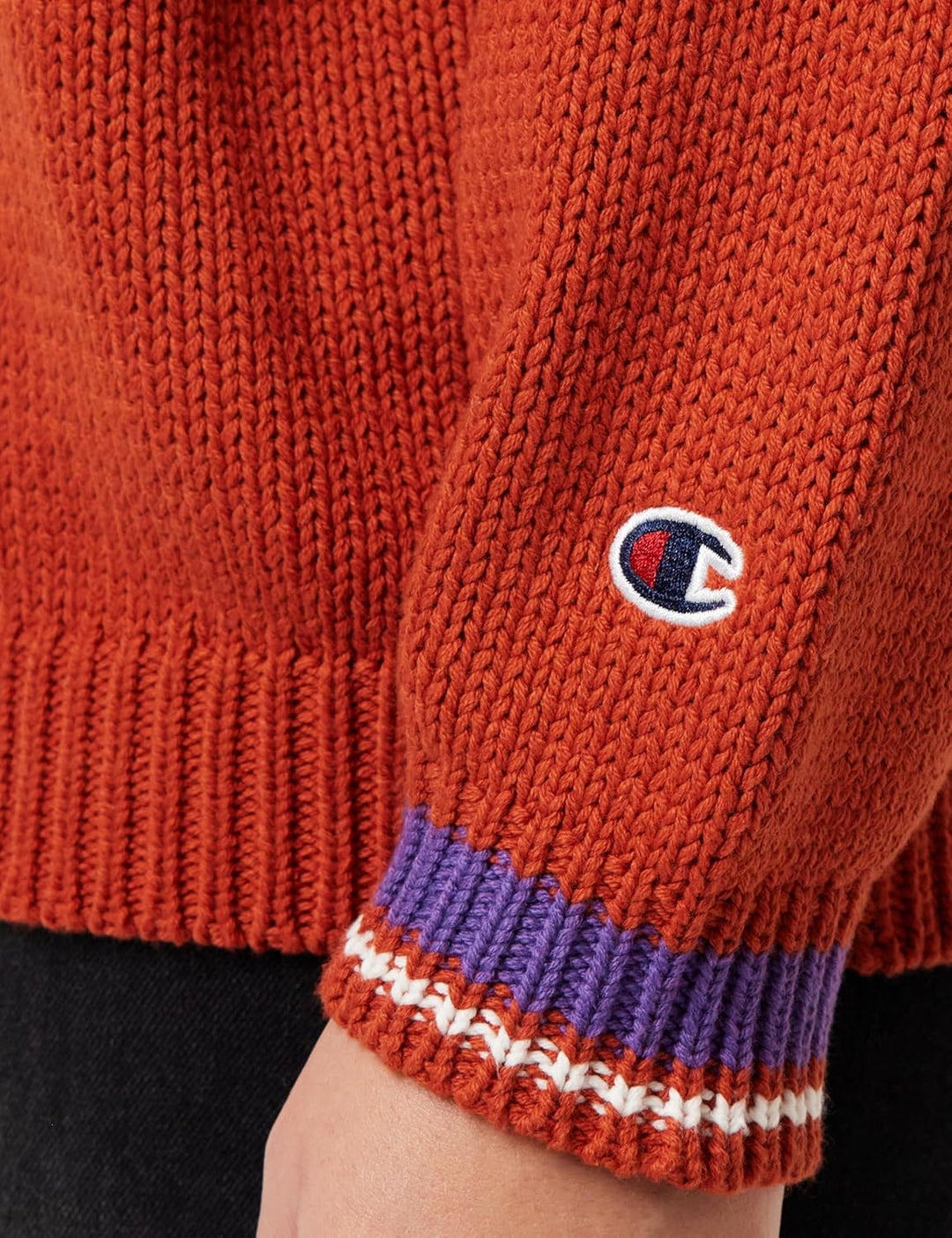 Champion Damen Pullover S Ockerrot, S Ockerrot