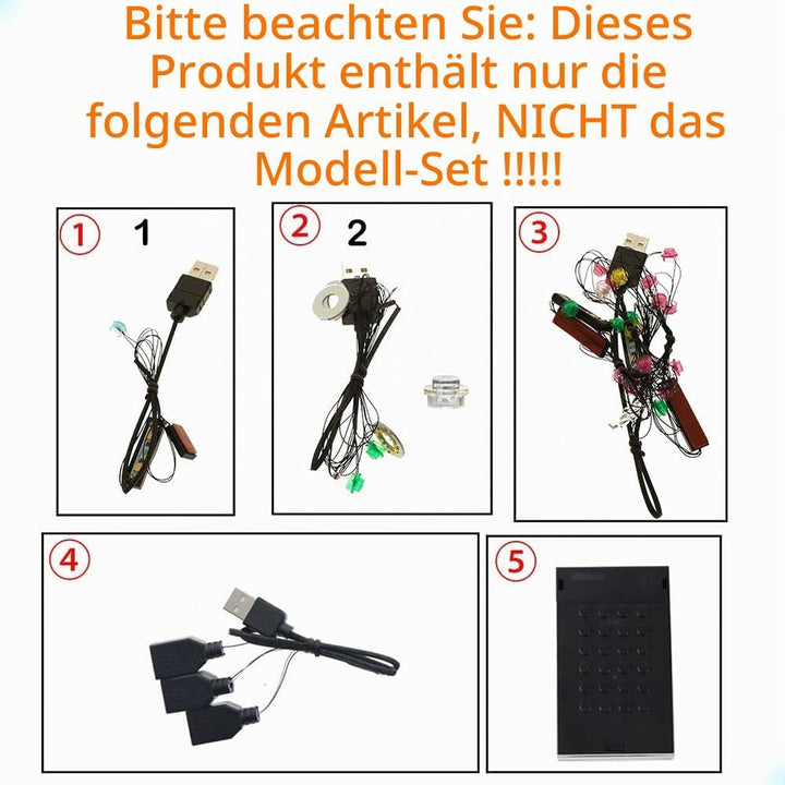 GEAMENT LED Licht-Set Kompatibel mit Lego The Legend of Zelda Deku-Baum 2-in-1 (Great Deku Tree) 770