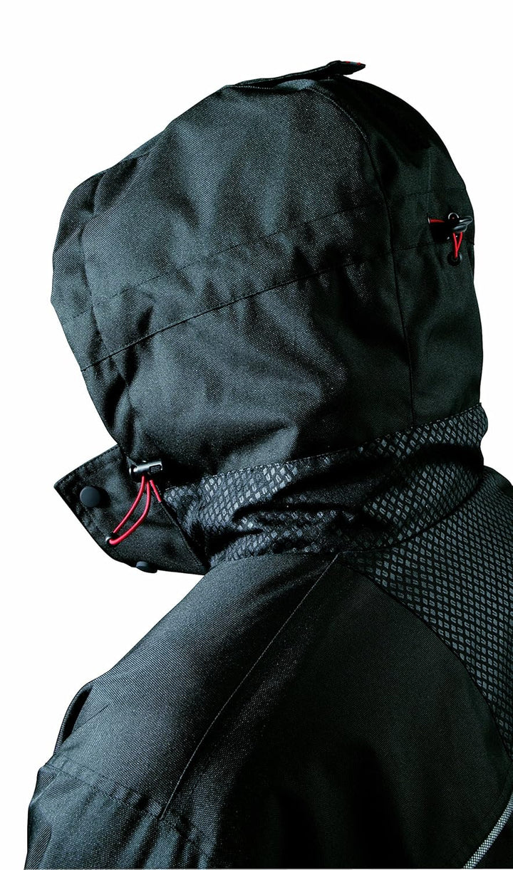 U-Power-Jacke, mit Mikrofleece gefütterter Mantel, Oberbekleidung, verstellbare Kapuze und Bündchen,