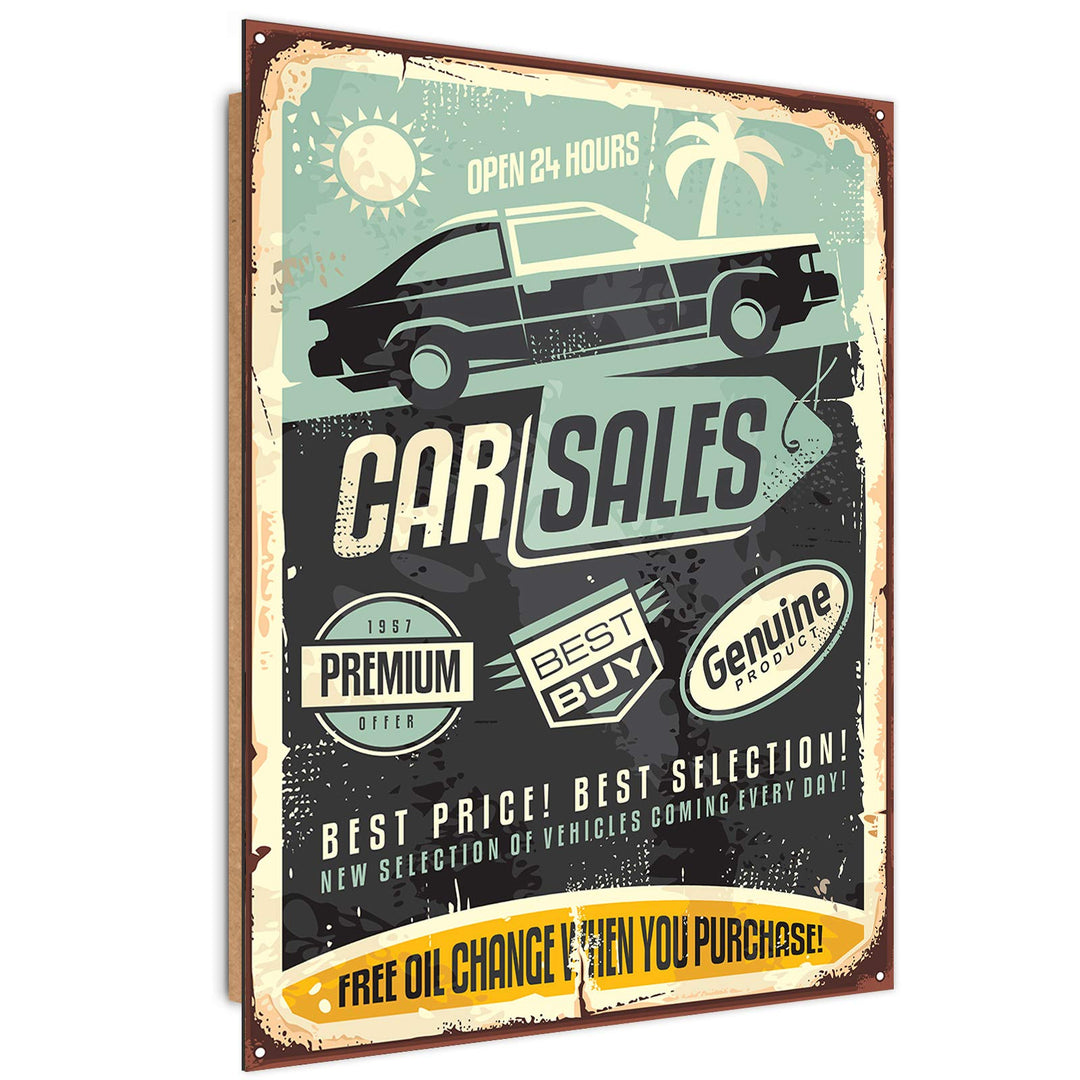 Wanddeko Nostalgisch Kunst modern Bilder Vektorgrafik Schwarz 60x90 cm Deco panel 60x80 cm Schwarz_A