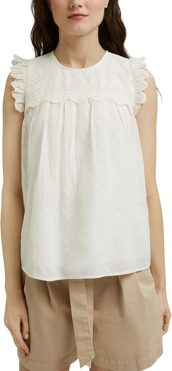 edc by ESPRIT Damen Bluse 041cc1f301 XXS Off White (110), XXS Off White (110)