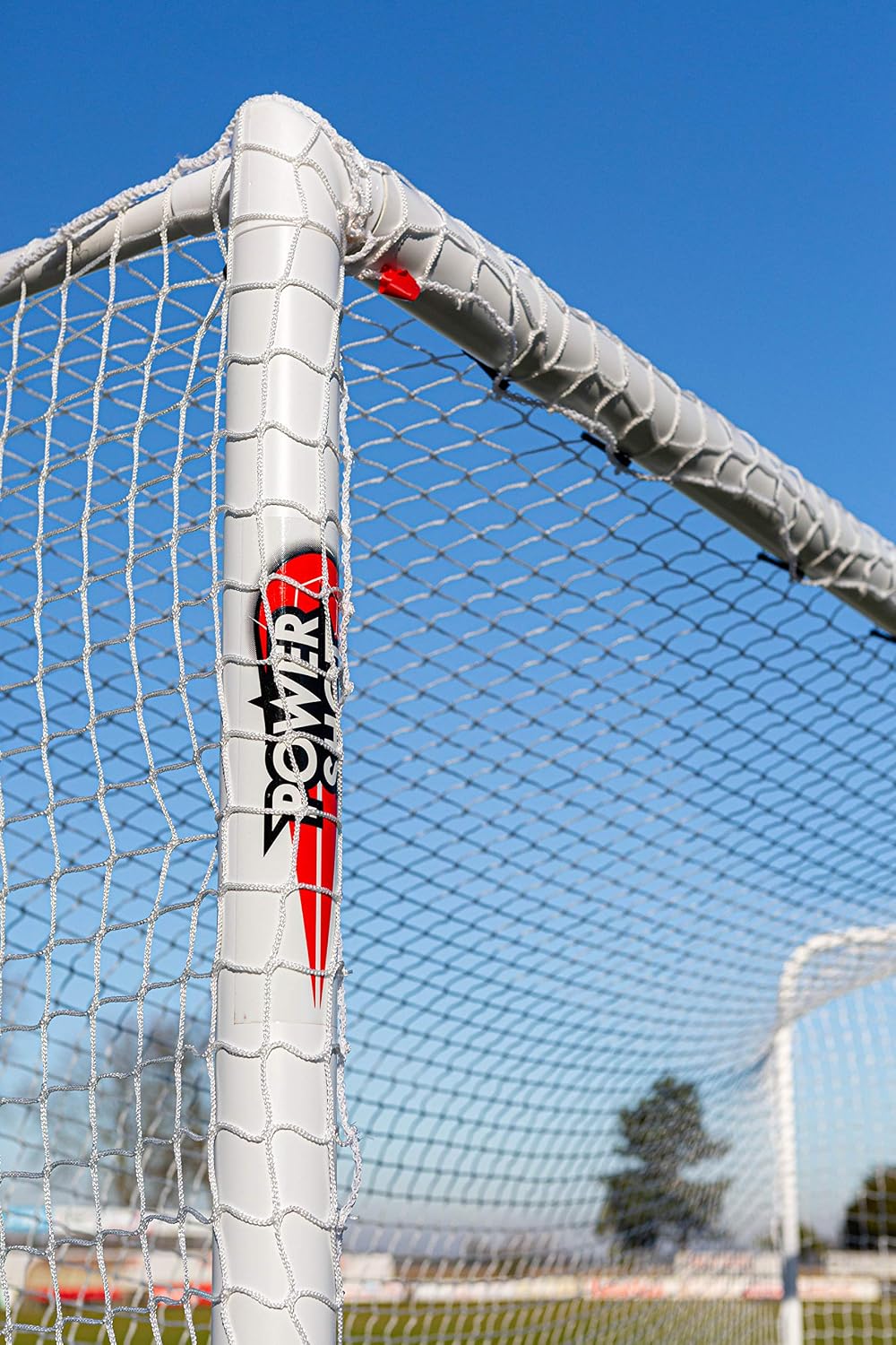 POWERSHOT® Fussballtor 3 x 2m - Made IN Germany - Super stabiles uPVC und Profi-Aspekt, WETTERFEST,