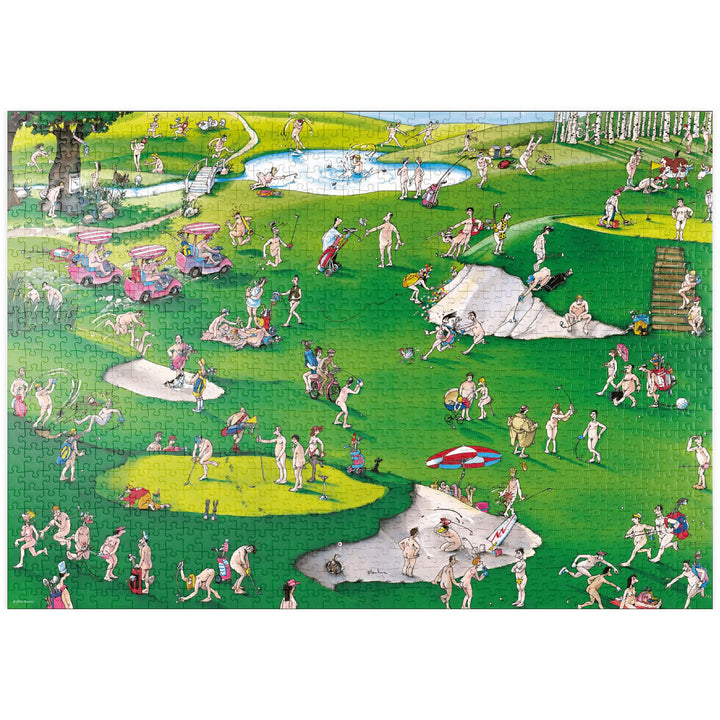 Golfer’s Paradise - Blachon - Cartoon Classics - Premium 1000 Teile Puzzle - MyPuzzle Sonderkollekti