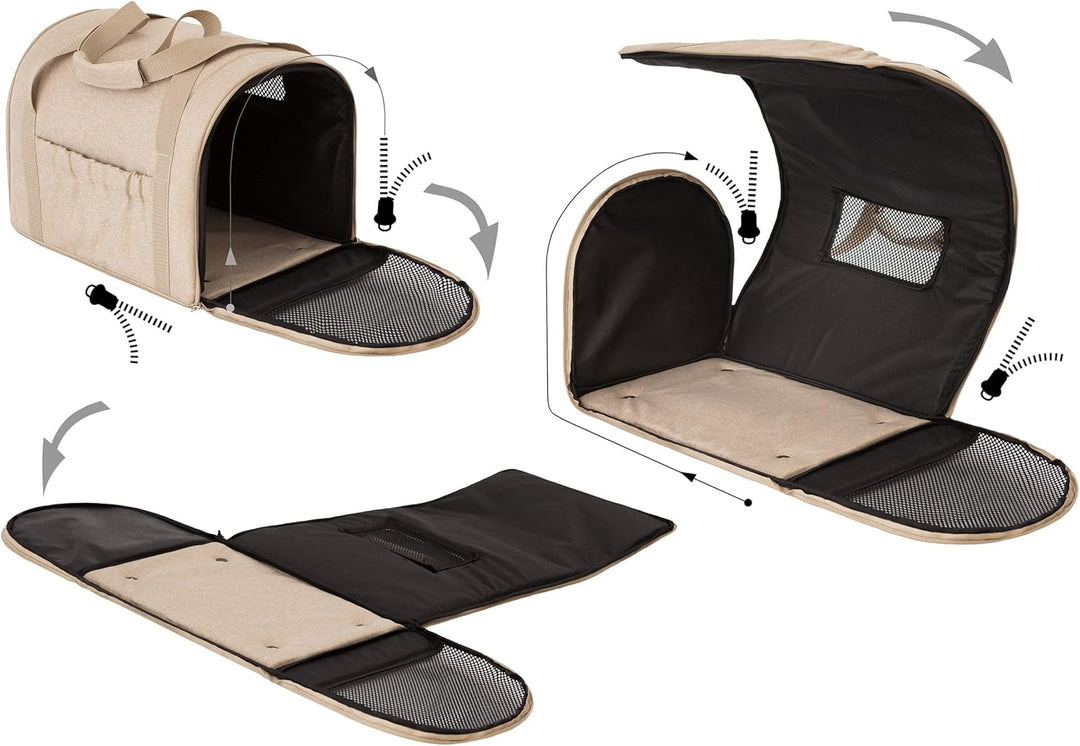 Katzentragetasche, Haustiertragetasche, Faltbare Hundetragetasche Transporttasche Transportbox, für